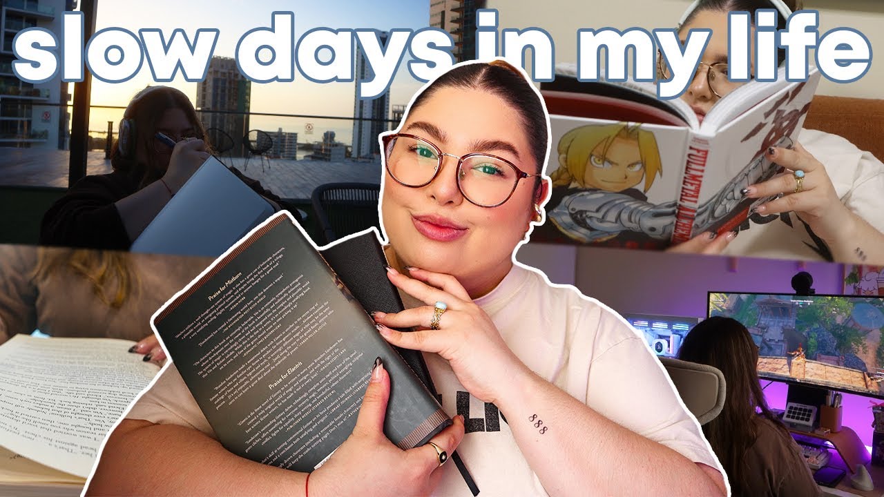 Slow Days in My Life: conversations about burnout, reading, crochet projects, and taking it slow!