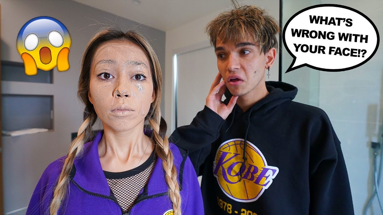 Wearing A WHOLE BOTTLE OF FOUNDATION To See If My Boyfriend Notices...