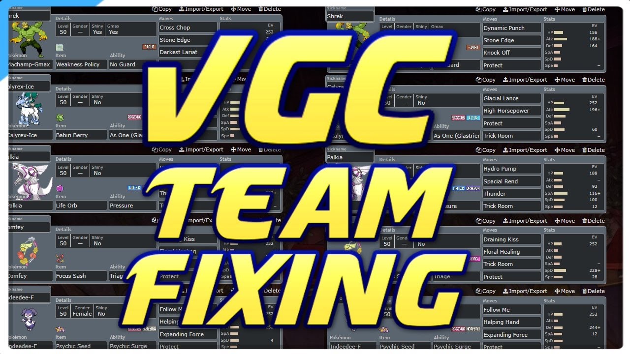Pokemon VGC Team FIXING! Series 13 VGC 2022 Sword and Shield Competitive Doubles