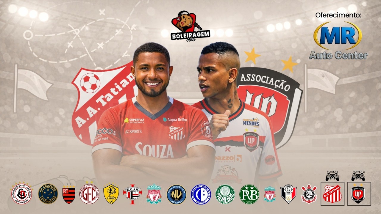 TATIANA X UNIDOS PROMORAR | 1ª RODADA | 1ª DIVISÃO DE VOTORANTIM | AO VIVO NO BOLEIRAGEM LIVE