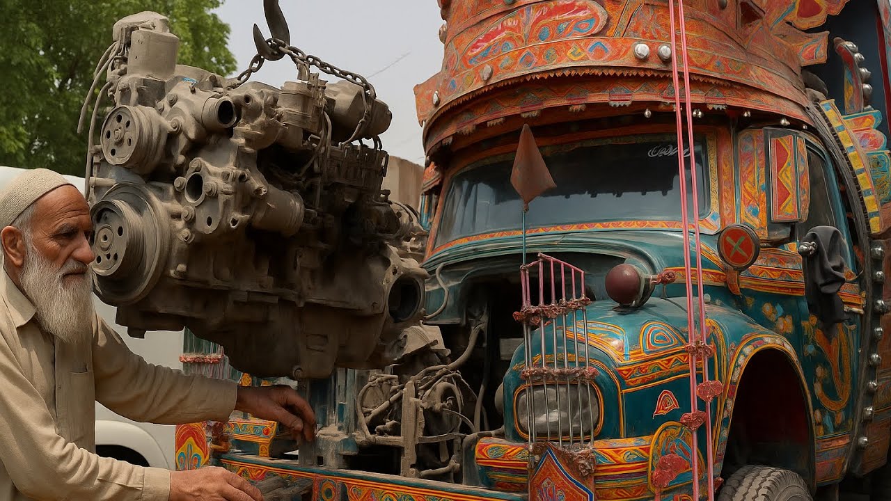 Restoration Old Bedford Truck Seized Diesel Engine | Abandoned Bedford Diesel Engine Repair