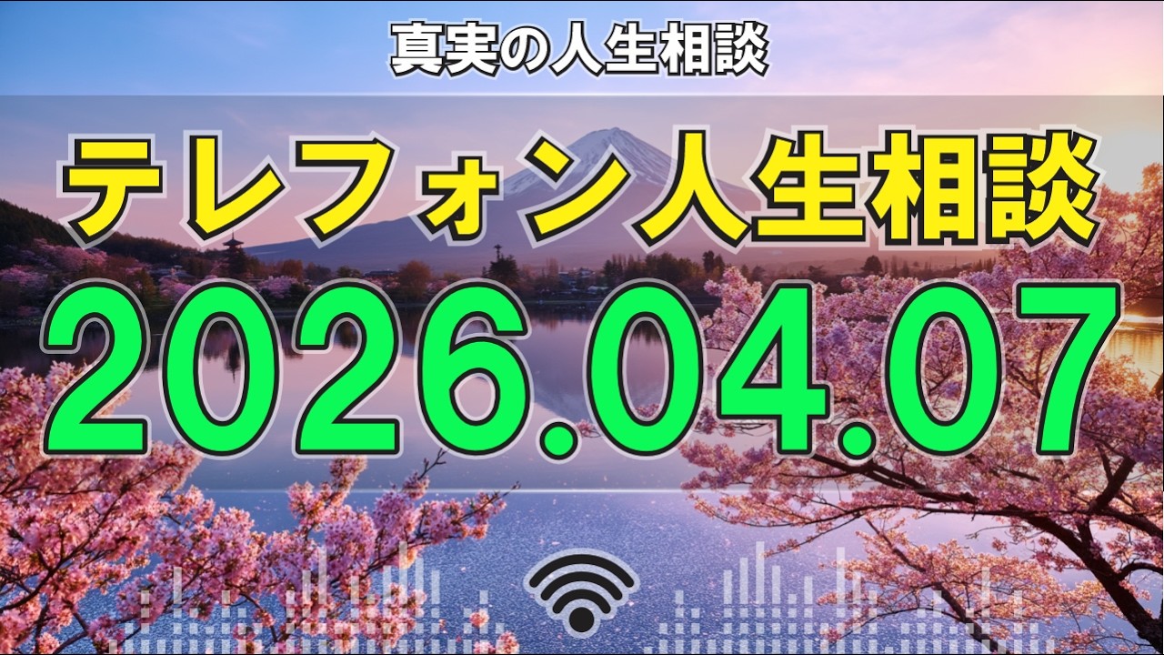 【テレフォン人生相談】📞 2026年04月07日