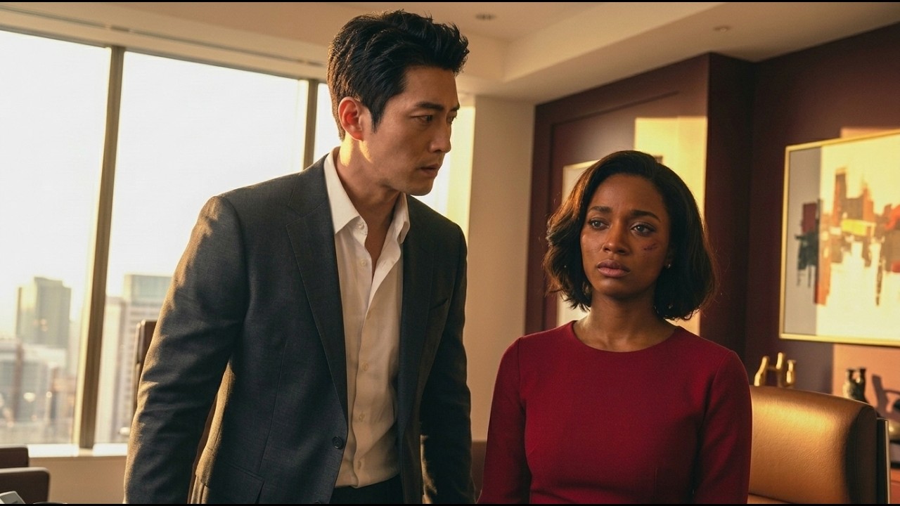 “Who Did This to You?” — The Korean Mafia Boss Freezes When His Black Secretary Arrives Bruised