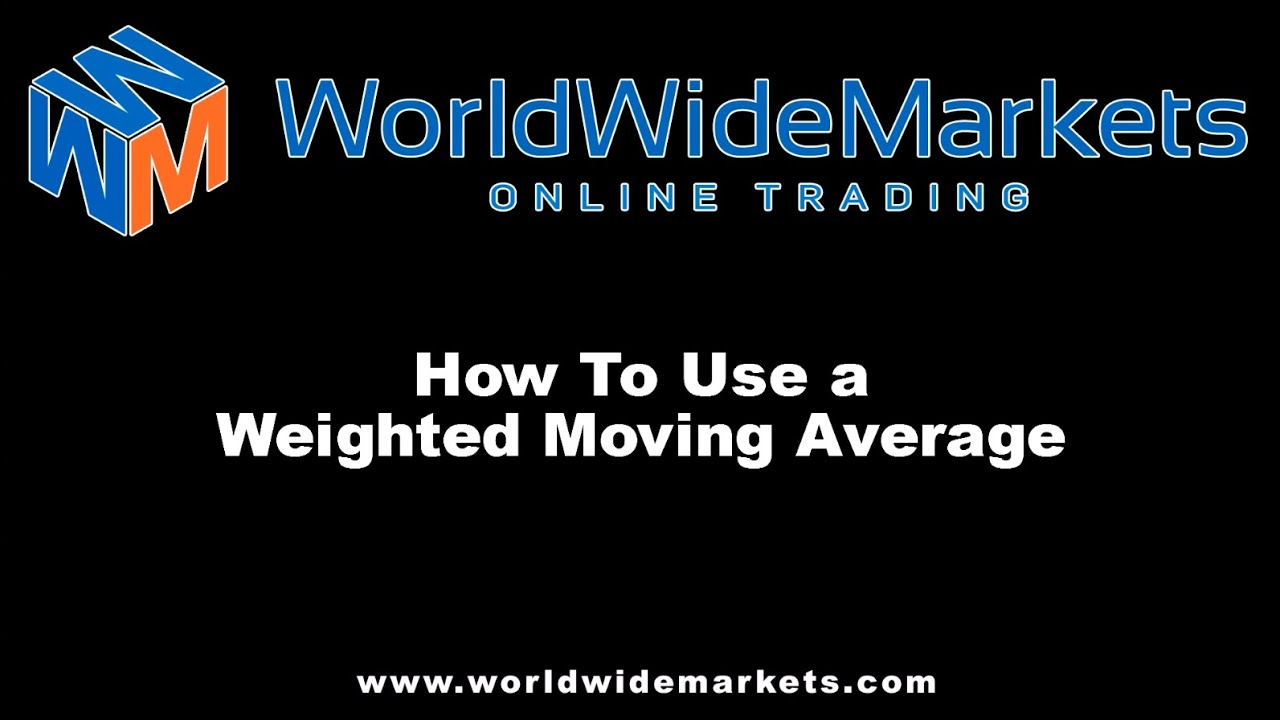 AlphaTrader - How To Use a Weighted Moving Average