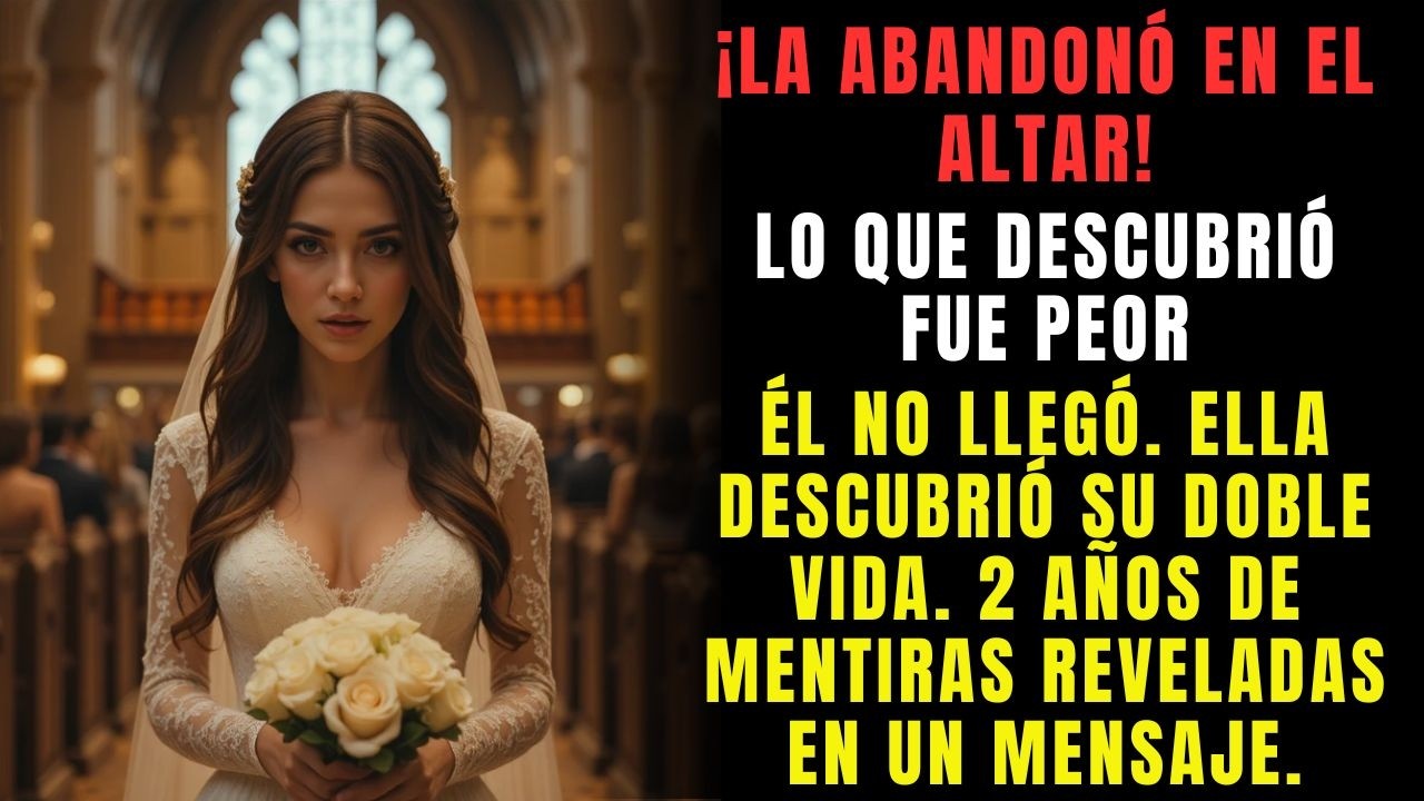La abandonó en el altar frente a 200 invitados... lo que descubrió después la dejó sin palabras