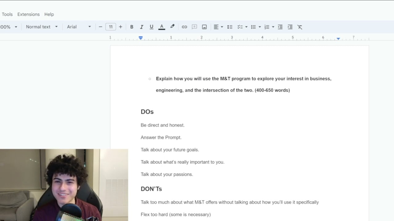 How to Write the UPenn M&T Essays