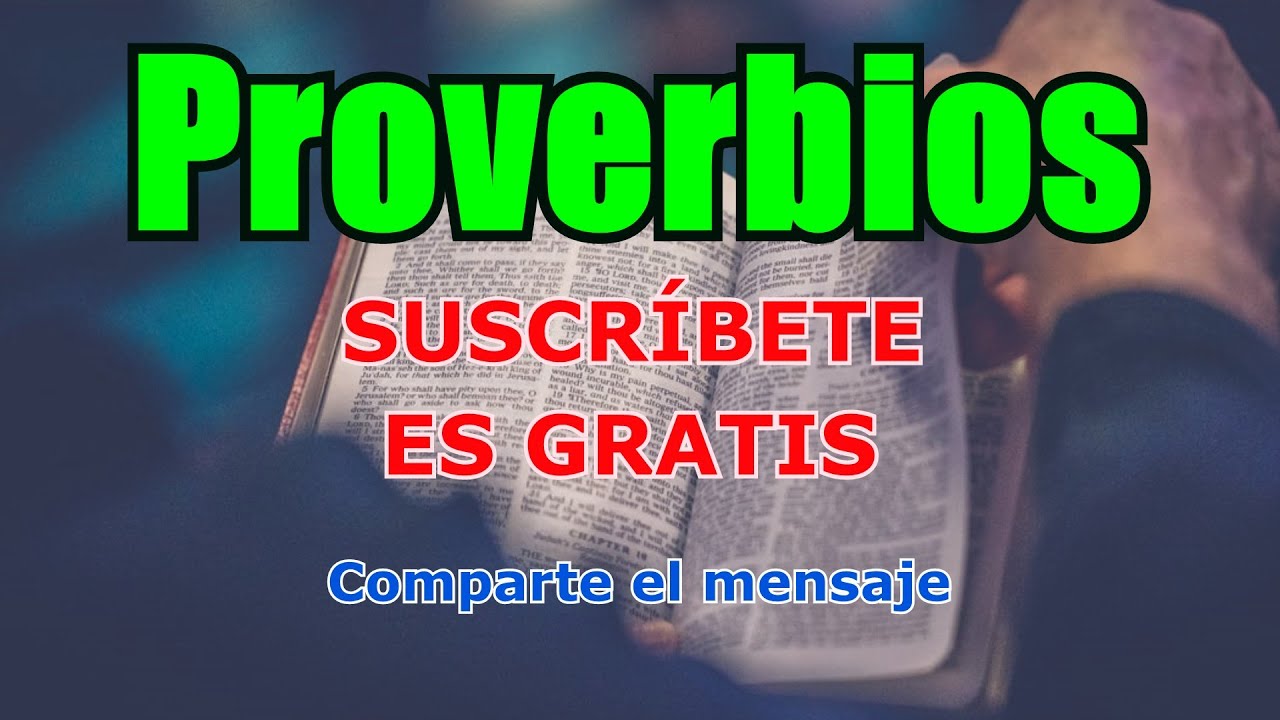PROVERBIOS  COMPLETO  &iexcl;El libro m&aacute;s le&iacute;do de la Biblia! &iexcl;Proverbios del Rey Salom&oacute;n! La Biblia TLA