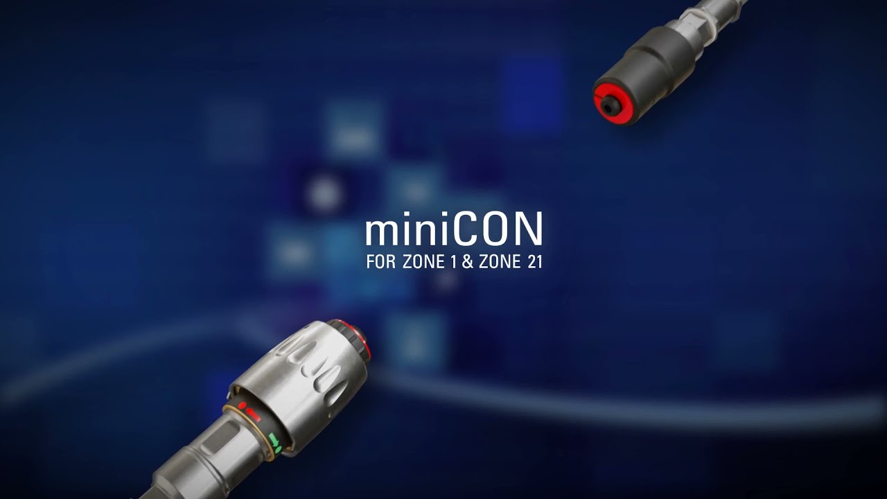 miniCON - Our safe plug-in connectors for hazardous areas