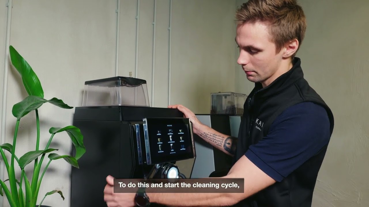 Kafijas automāta RHEA RHTT tīrīšanas instrukcija - KALVE Coffee