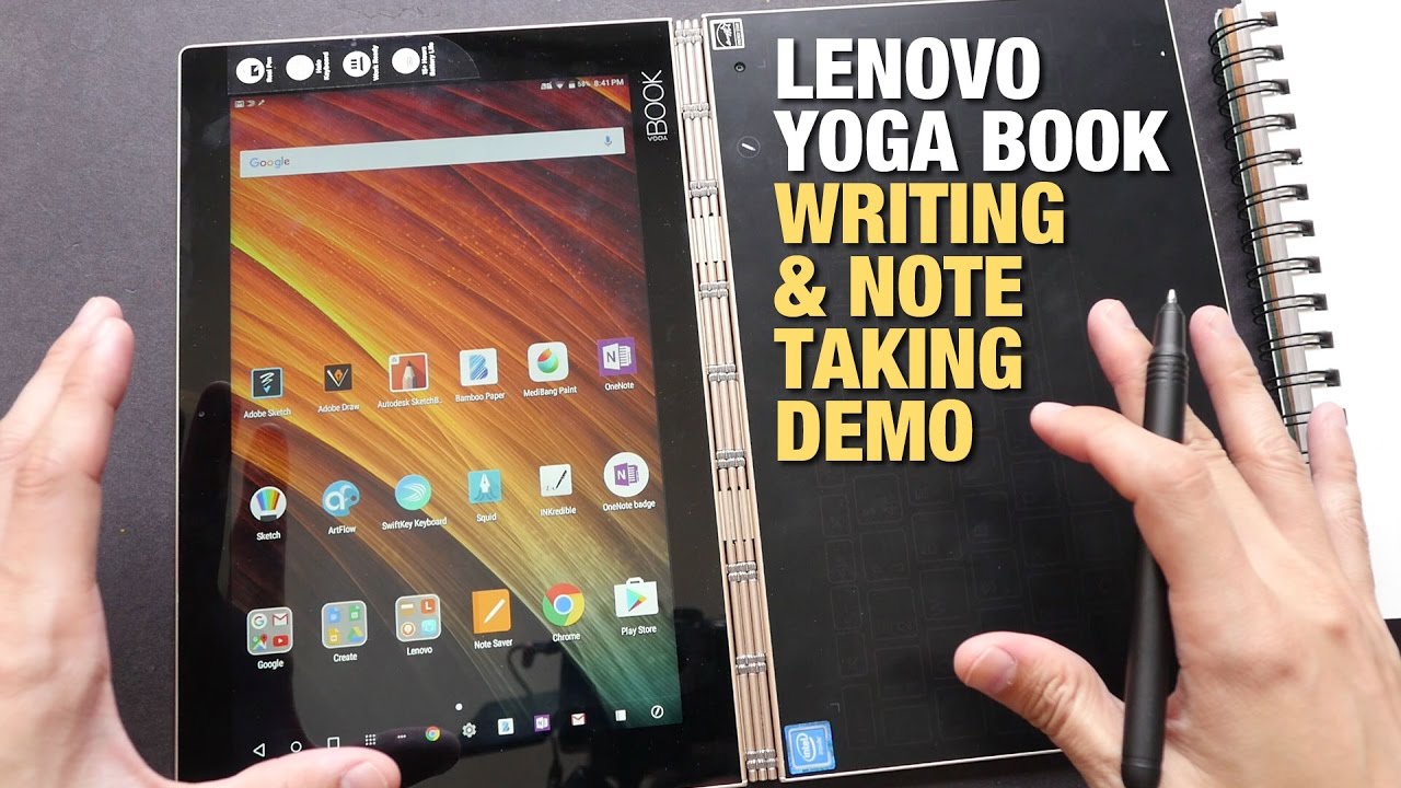 Lenovo Yoga Book Handwriting & Note Taking Demo
