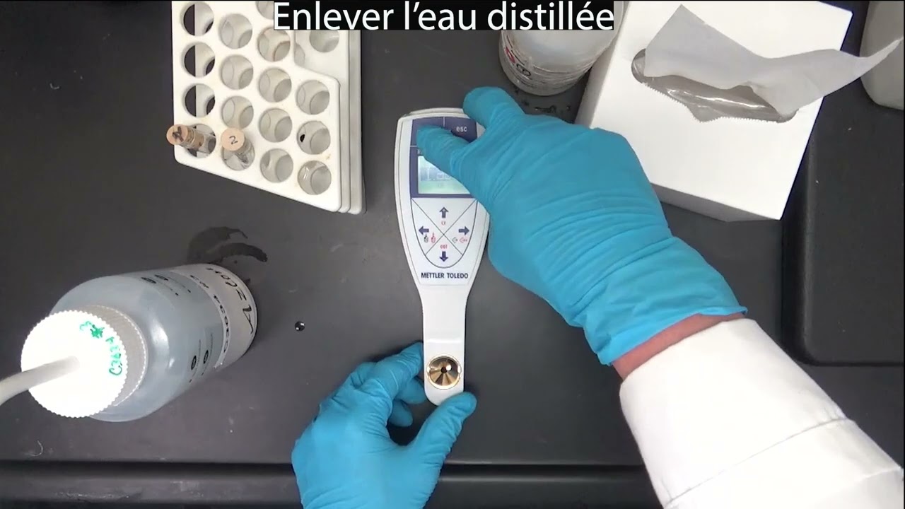 Utilisation du réfractomètre