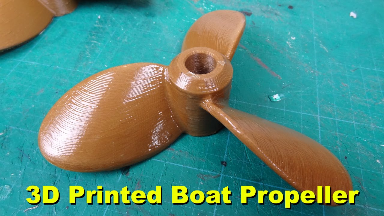Boat #9 | 3D-Printed Propeller | James Bruton