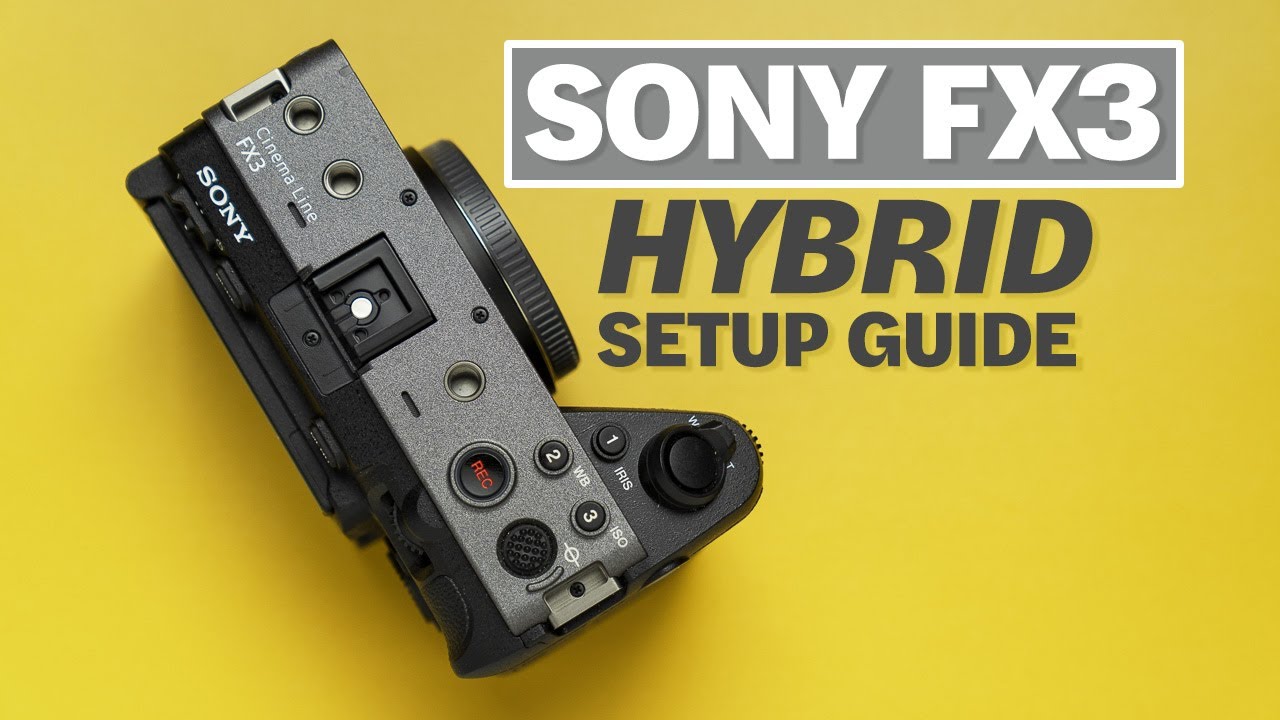 Настройка Sony FX3 для гибридной съемки — БЫСТРО переходите в режим фотосъемки!