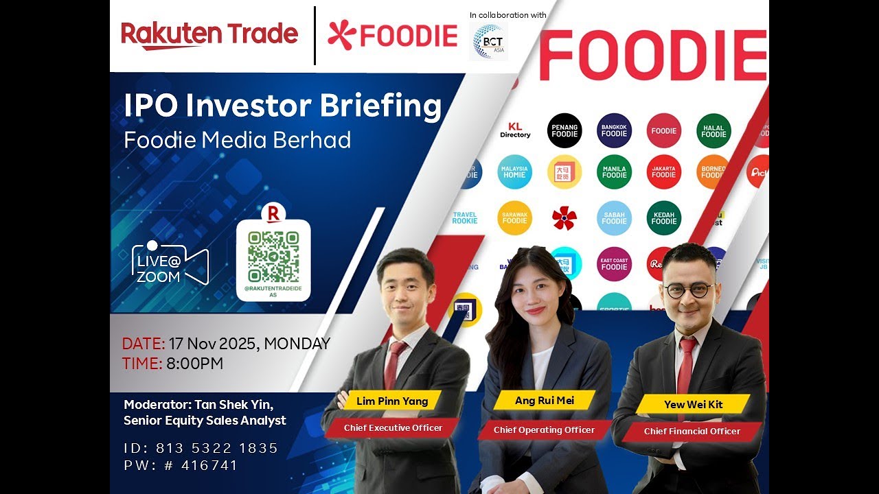 Rakuten Trade Ideas Webinar - Foodie Media Berhad