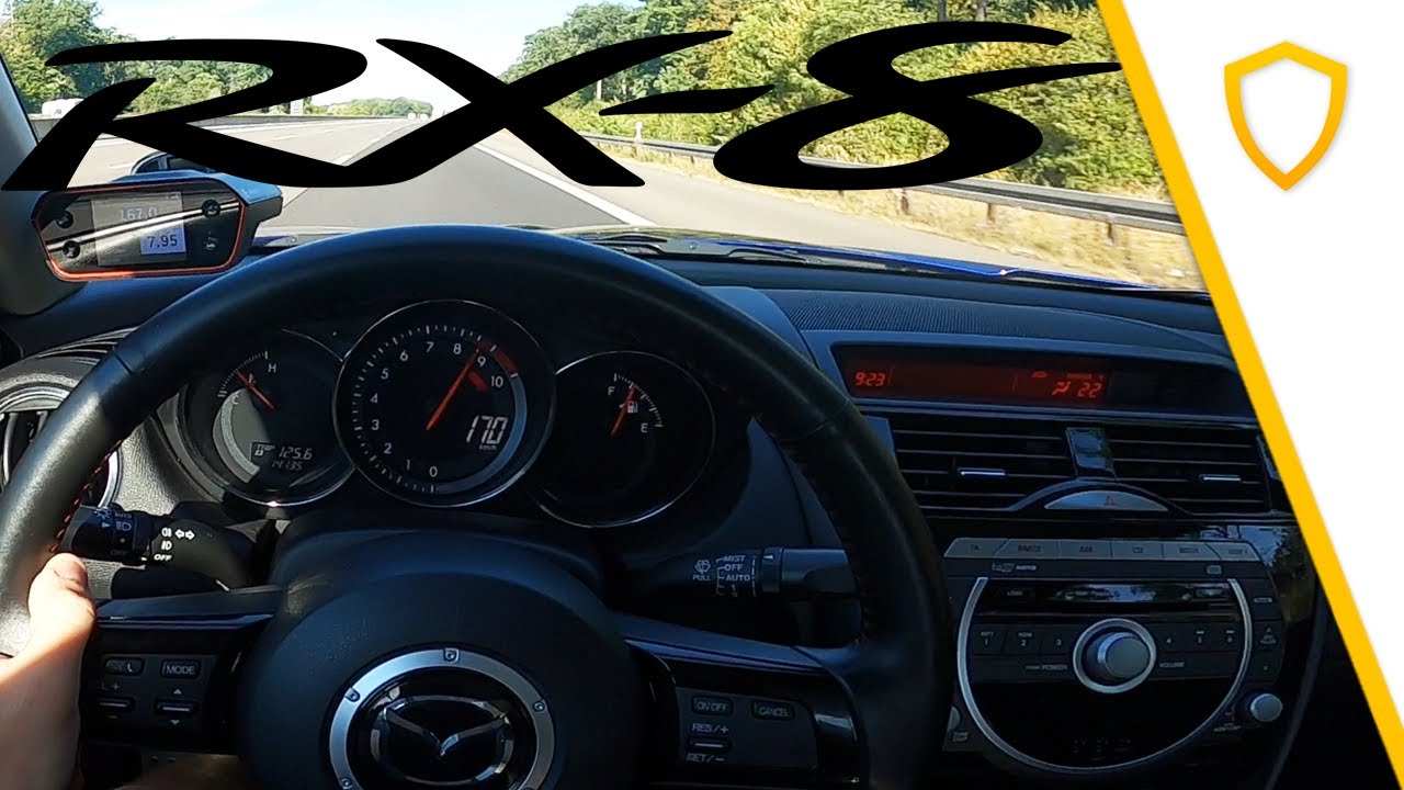 Mazda RX-8 | POV Drive Autobahn with high REVS 100-200 km/h #mazda #pov