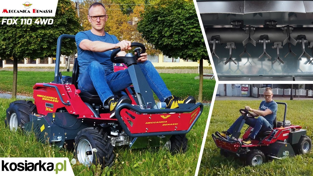 Znalazłem Traktor Ogrodowy do Koszenia Prawie Wszystkiego! - BENASSI FOX 110 4WD