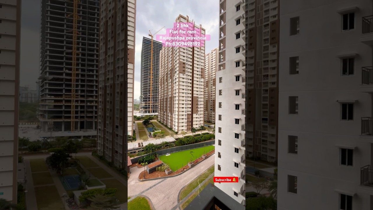 2 bhk Flat forRent |Rajapushpa provincia | Narsingi | #propertyrentals #rajapushpaprovincia # flats