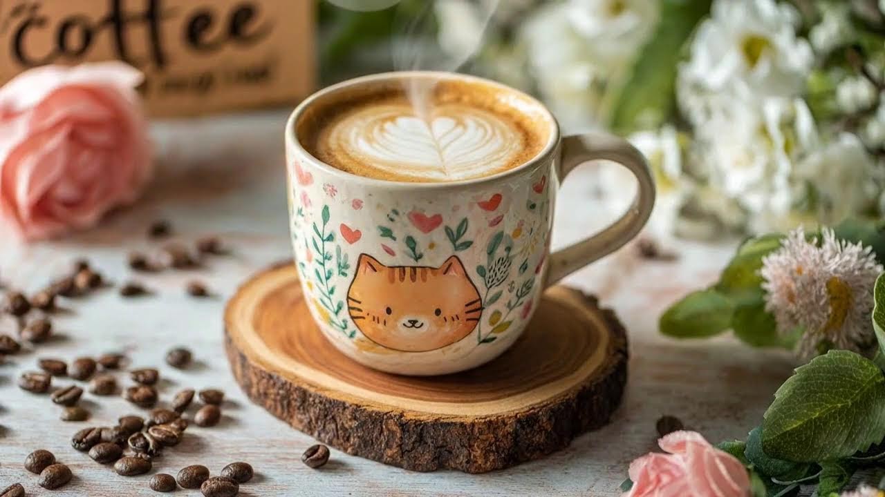 Daytime Piano for Calm Focus, Work & Study ☕🐱 Gentle Background Music