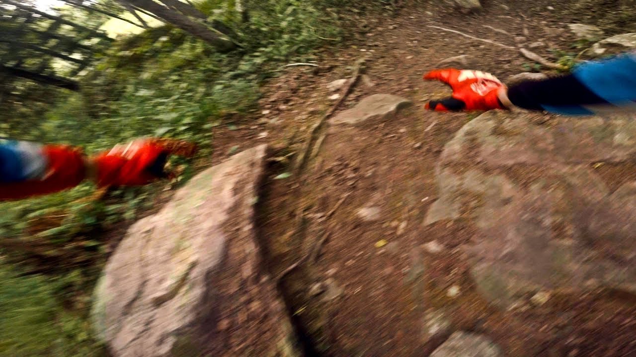 Downhill MTB at Tahko + Painful Crash
