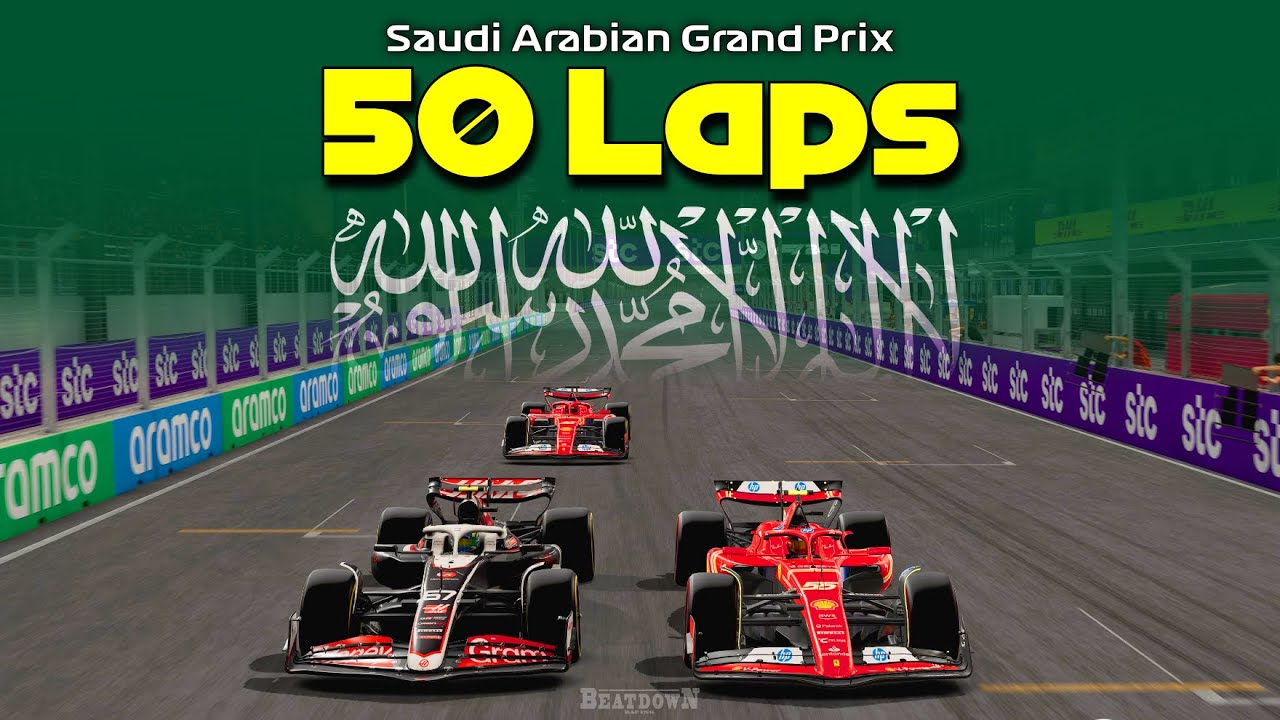 F1 24 - 100% Race Jeddah w/ Bearman | #SaudiArabianGP 🇸🇦