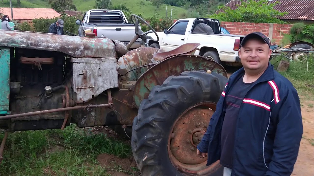 Trator antigo em Corupá SC