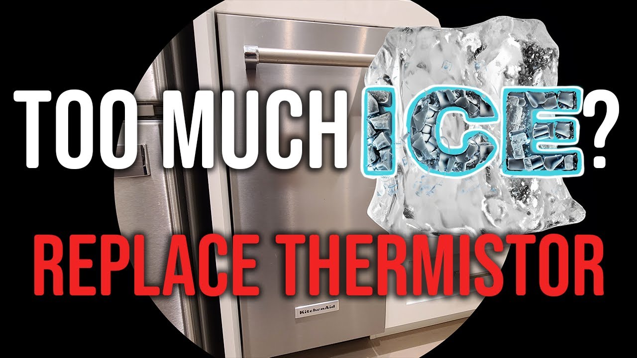 Too Much Ice Maker Ice? Quick Fix DIY Replace Thermistor | Ice Machine Repair