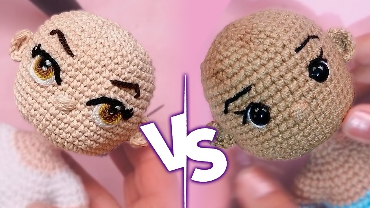 👀HAZ estos tipos de OJITOS para tus AMIGURUMIS y ¡conseguirás ÉSTO!😱 | 🧶Aquí en @crochetapasitos