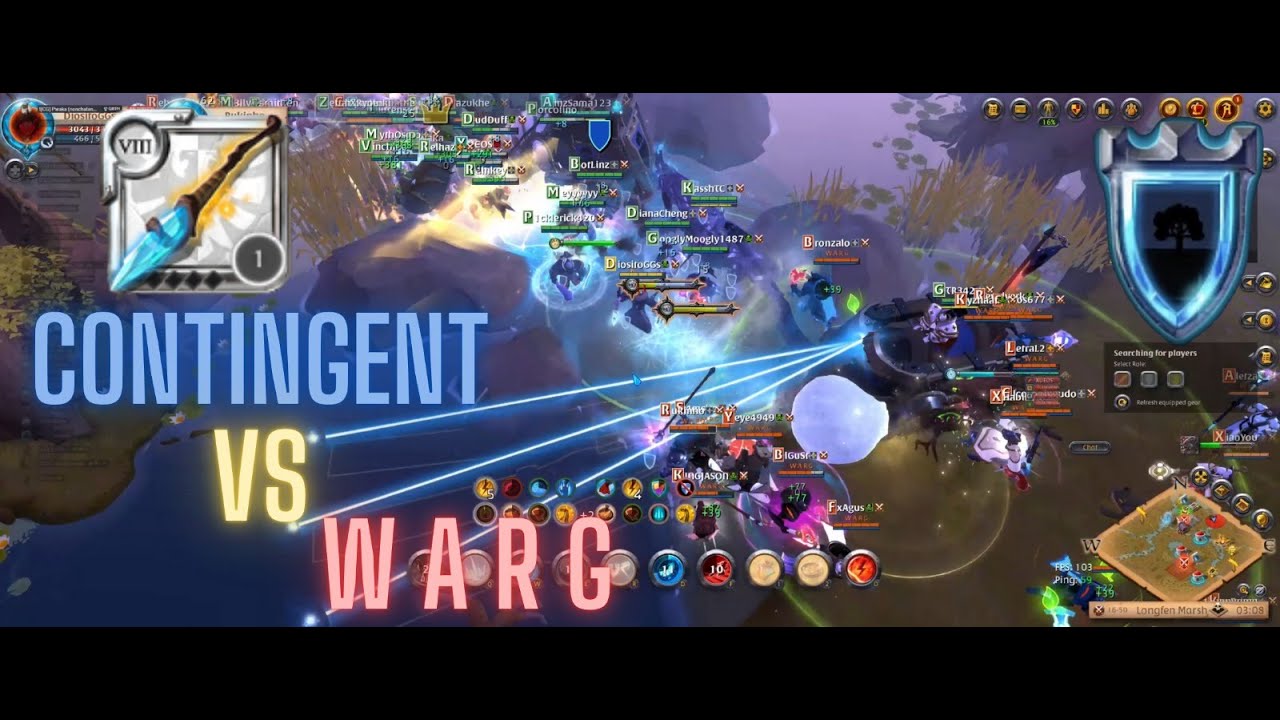 Contingent VS W A R G | Hoarfrost POV | Albion Online ZvZ NA