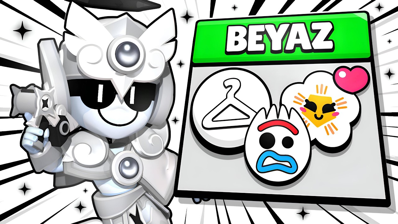 24 SAAT BOYUNCA HER ŞEY BEYAZ! (beyaz karakterler, beyaz kostümler, beyaz sprayler…)