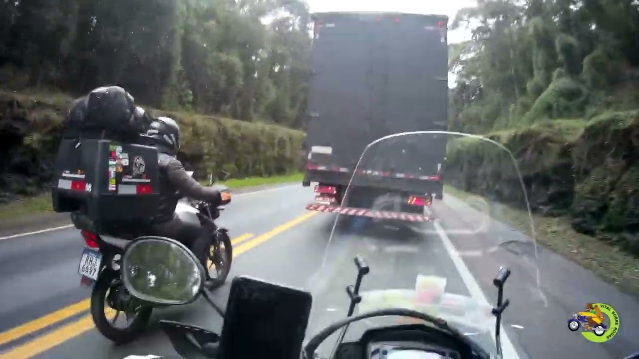 viagem de moto BR-116/SC
