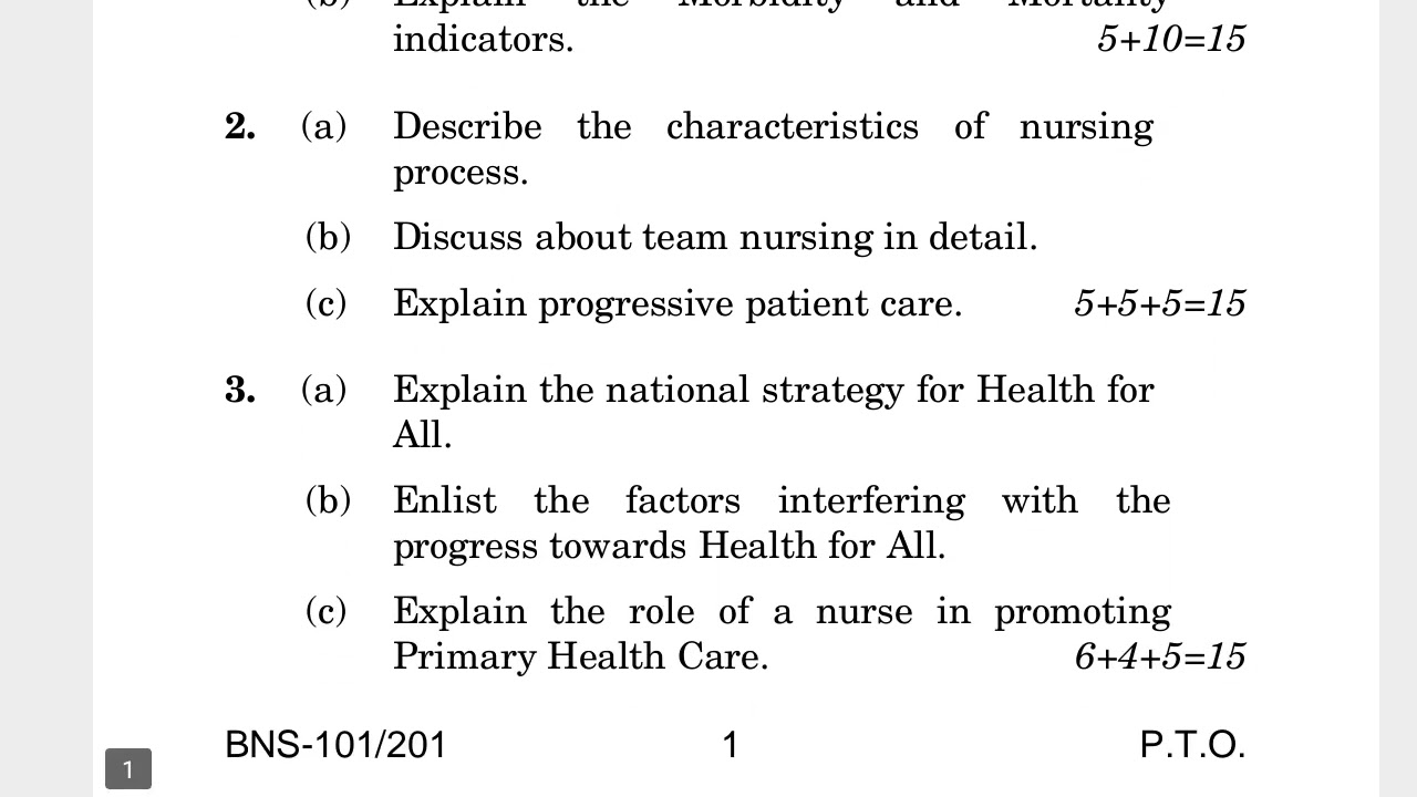 BNS-101/201  JUNE-2022 QUESTION PAPER IGNOU