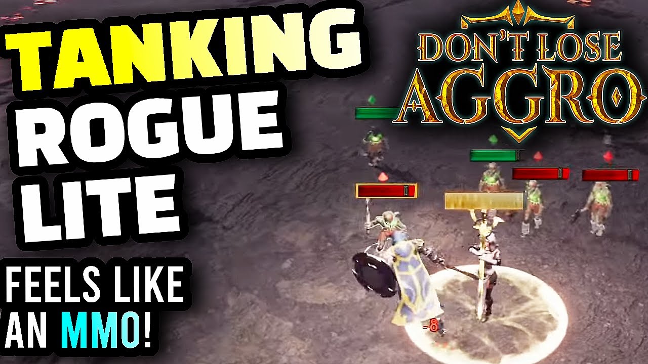Don't Lose Aggro - This SINGLE PLAYER Game Lets You Be an MMO Tank!