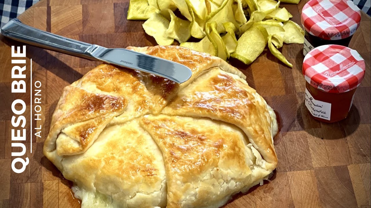 QUESO BRIE AL HORNO 🧀 Brie en Masa de Hojaldre