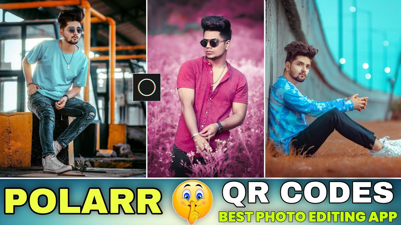 Polarr app QR code | Polarr QR code Download | Top photo editing app | SM EDITZ