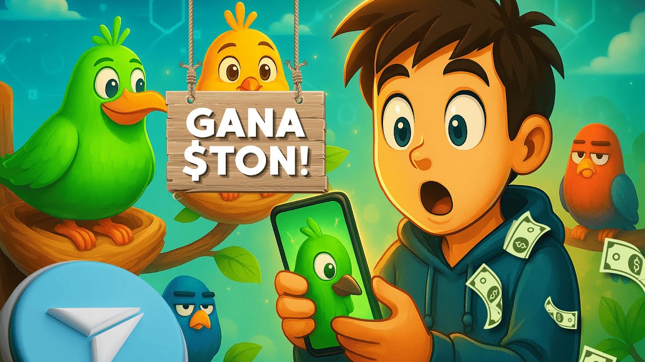 Nuevo BOT de TELEGRAM PAGANDO $TON! | Bird´s Empire 🐦