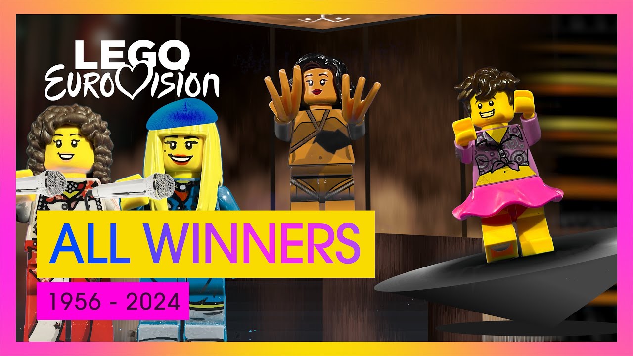 LEGO: Eurovision - All Winners (1956 - 2024)  | #UnitedByMusic
