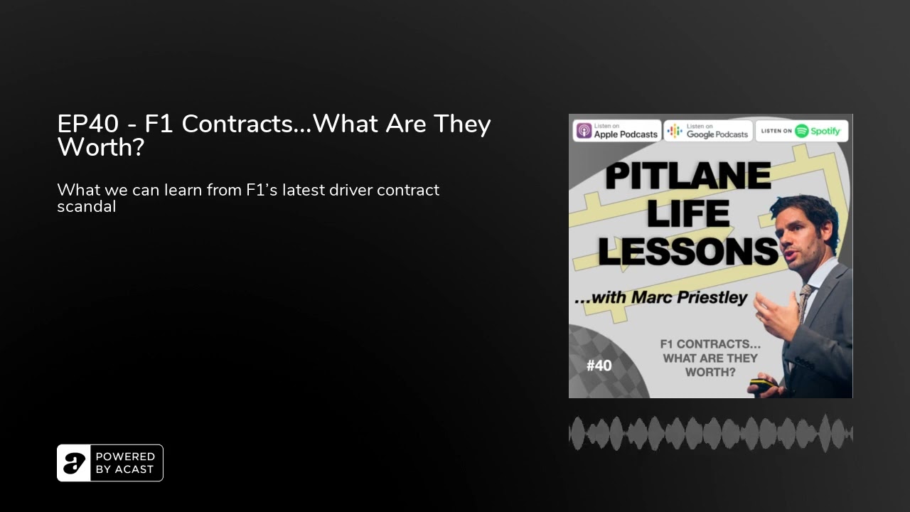 EP40 - F1 Contracts...What Are They Worth?