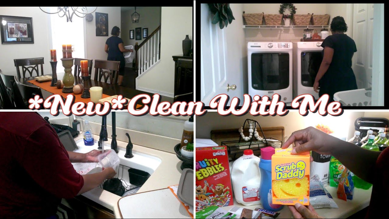 *NEW* Clean With Me House Reset-*Kitchen*Laundry Room*Grocery Haul