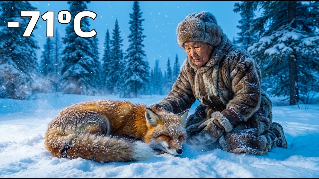 She Found a Dying Fox in the Snow | An Elderly Woman's Rescue at -71°C in Siberia - Ai Documentary
