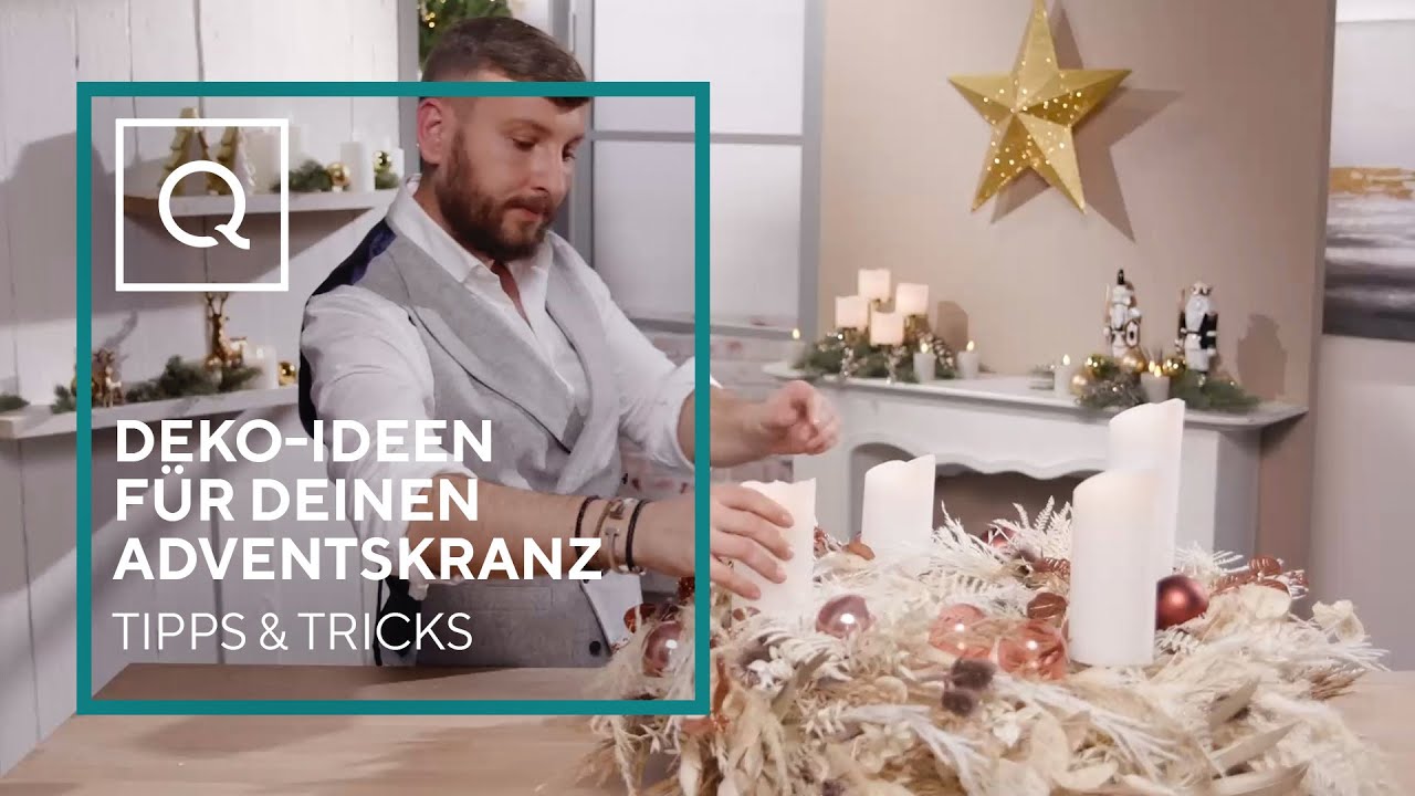 Deko-Ideen f&uuml;r Weihnachten: Boho-Christmas Adventskranz | Tipps & Tricks | QVC