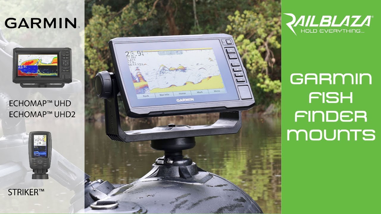 RAILBLAZA Garmin Fishfinder Mounts - ECHOMAP&trade; UHD, UHD2 and STRIKER&trade;