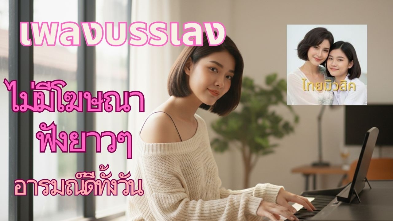 เพลงบรรเลง Vol.295 เพลงฟังสบายตอนทำงาน อ่านหนังสือ ทำงาน เหมือนมีเพื่อนอยู่ใกล้ๆแต่ไม่รบกวน ฟังยาว