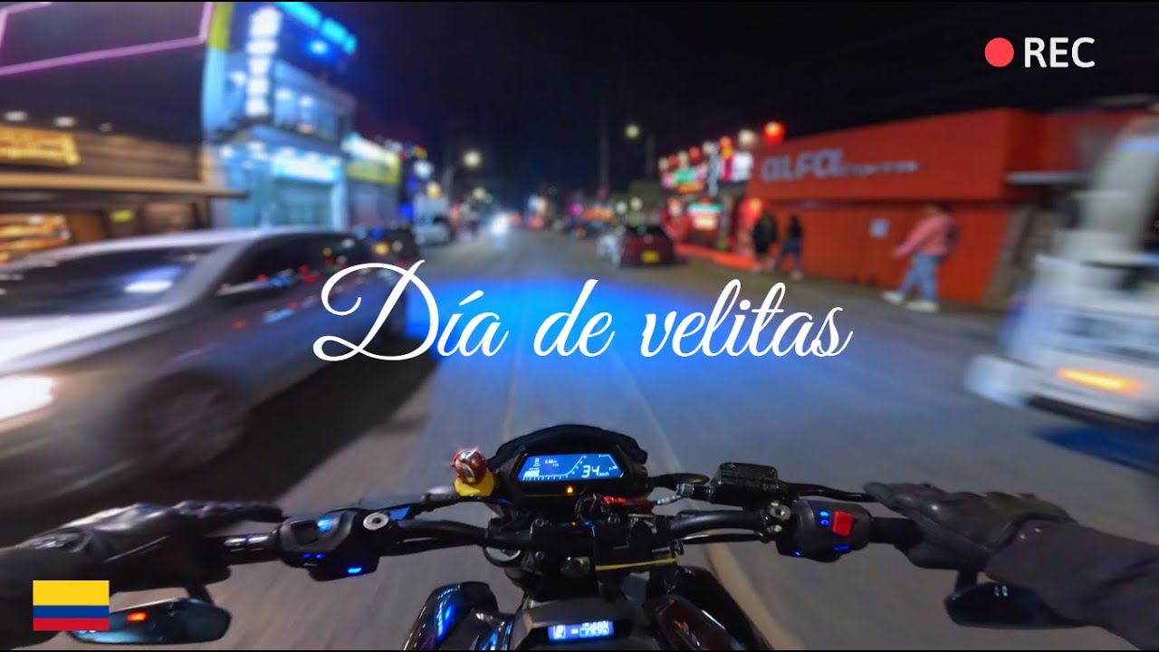 Probando la GoPro de noche  / Dominar 400 / Día de velitas