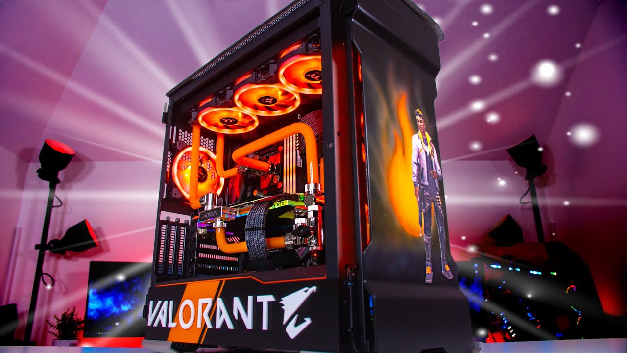 ULTIMATE $4000 Valorant Custom Water Cooled Gaming PC Build - 10900k + 2080 Super