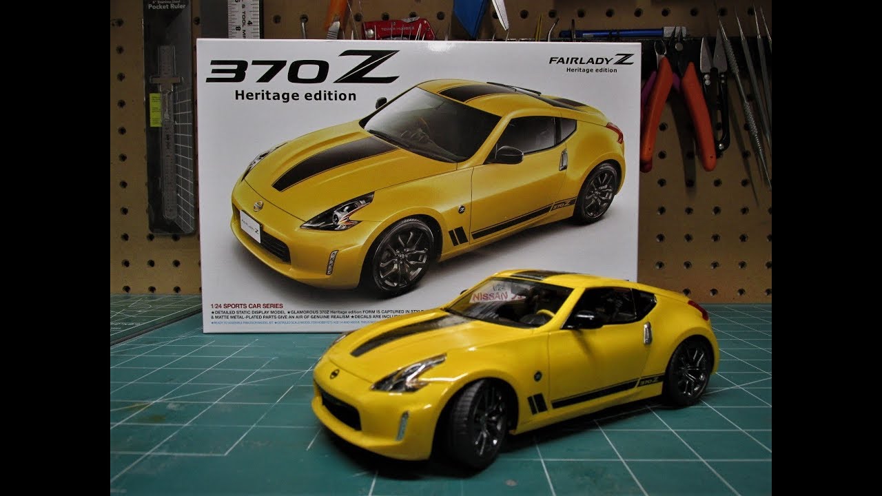 Tamiya Nissan 370Z Heritage Edition 1/24 Scale Model Kit Build Review 24348