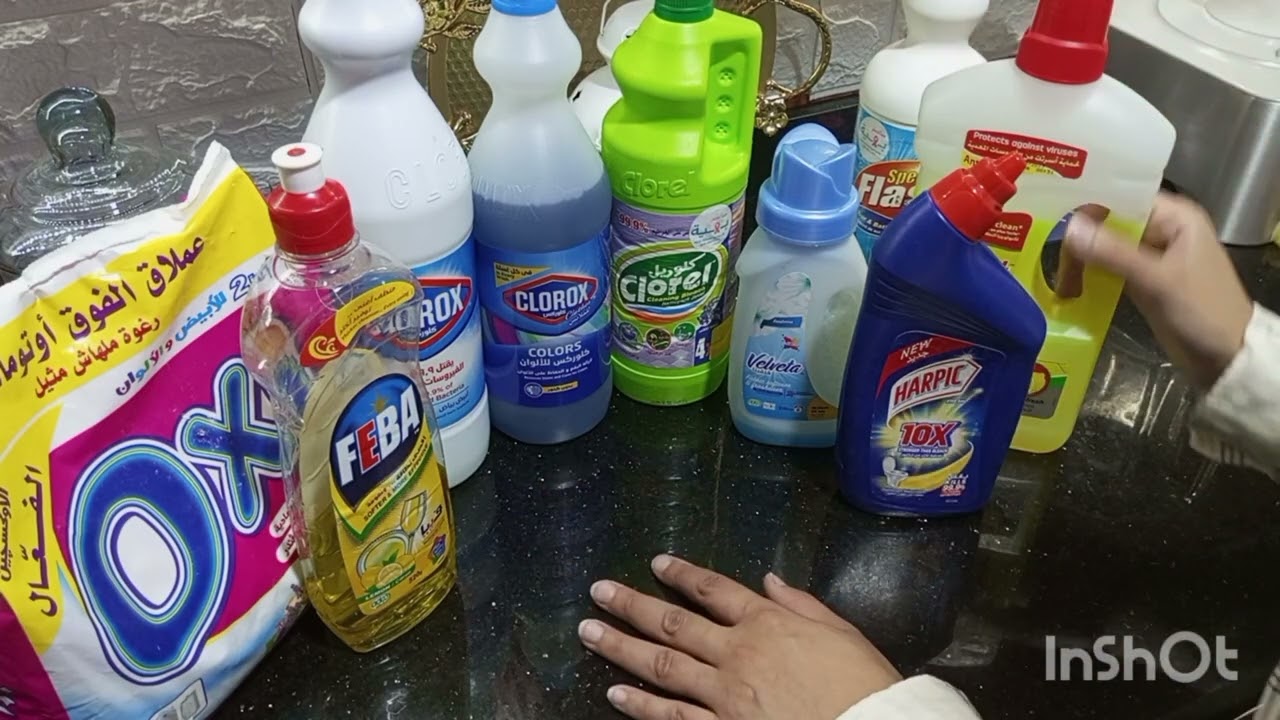اكتر منظفات يكررها وانا مغمضه ومقدرش استغنى عنها 👍منظفاتى هى حياتى 🤣