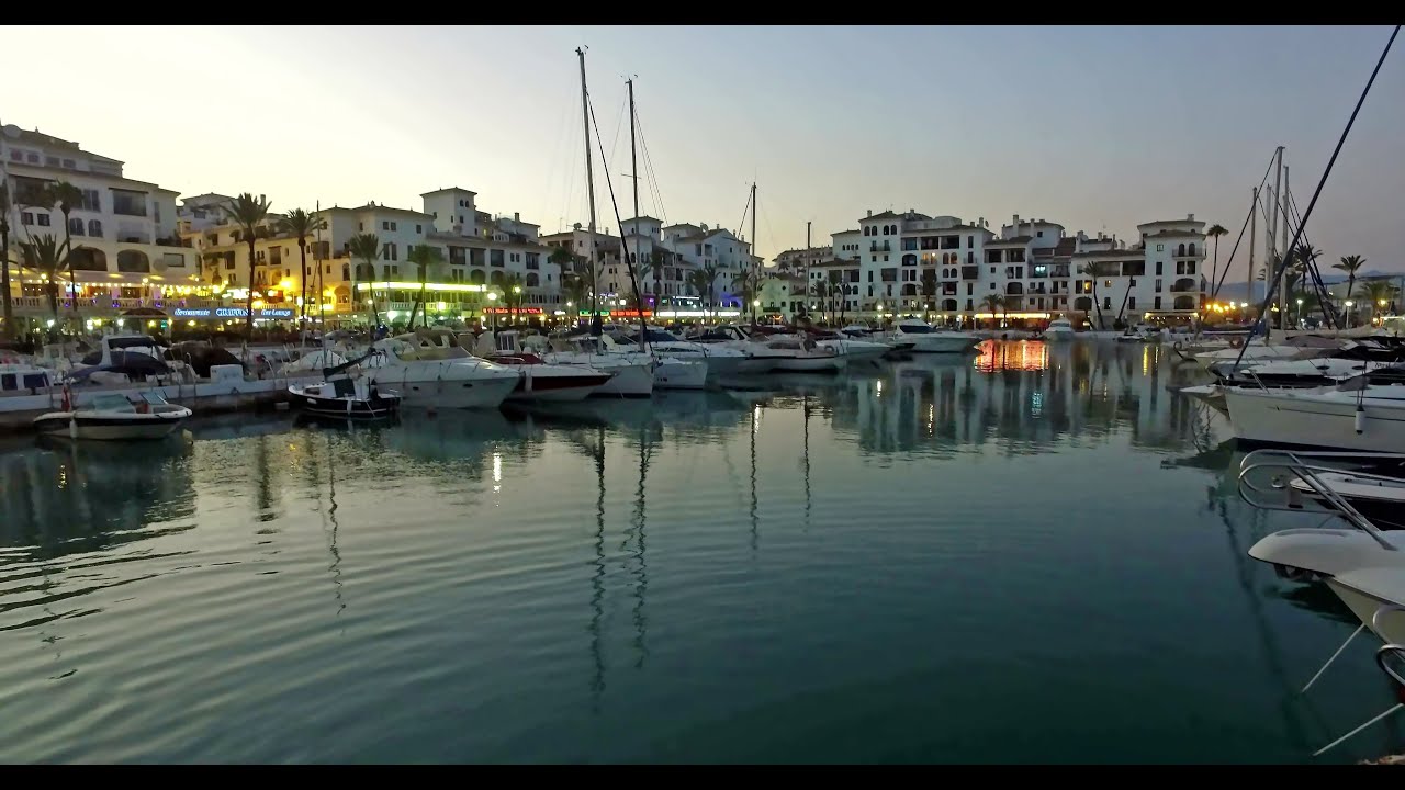 Puerto de la Duquesa Evening, Manilva Spain