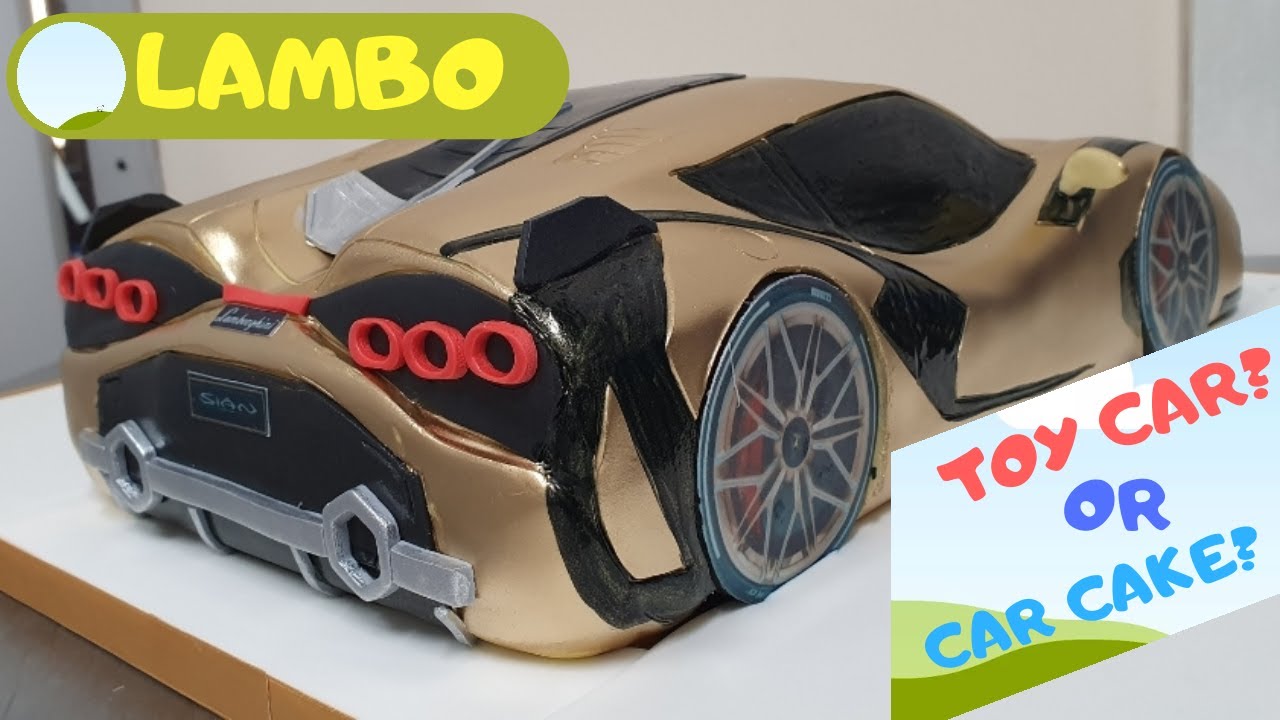 CAR CAKE CARVING TUTORIALS, No MORE TEMPLATES. LAMBORGHINI SIAN