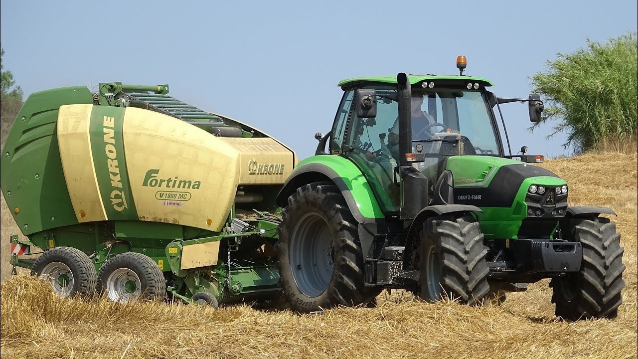 Deutz-Fahr Agrotron 6140 | Krone Fortima V1800MC