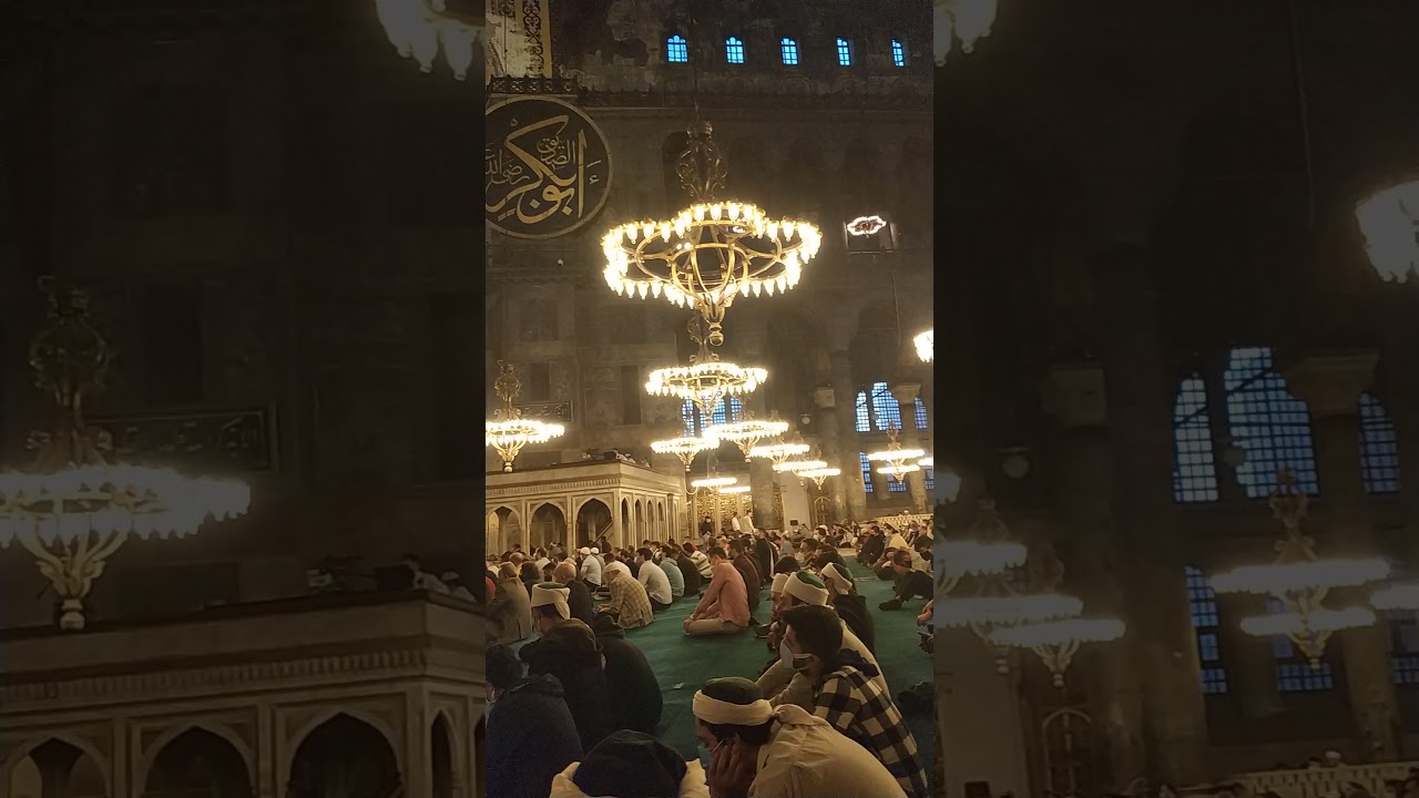 Ayasofya camii Bünyamin hoca sabah namazı sonrası zikri.